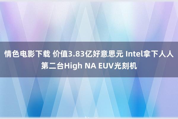 情色电影下载 价值3.83亿好意思元 Intel拿下人人第二台High NA EUV光刻机