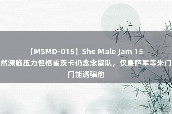 【MSMD-015】She Male Jam 15 跟队：天然濒临压力但格雷茨卡仍念念留队，仅皇萨军等朱门能诱骗他